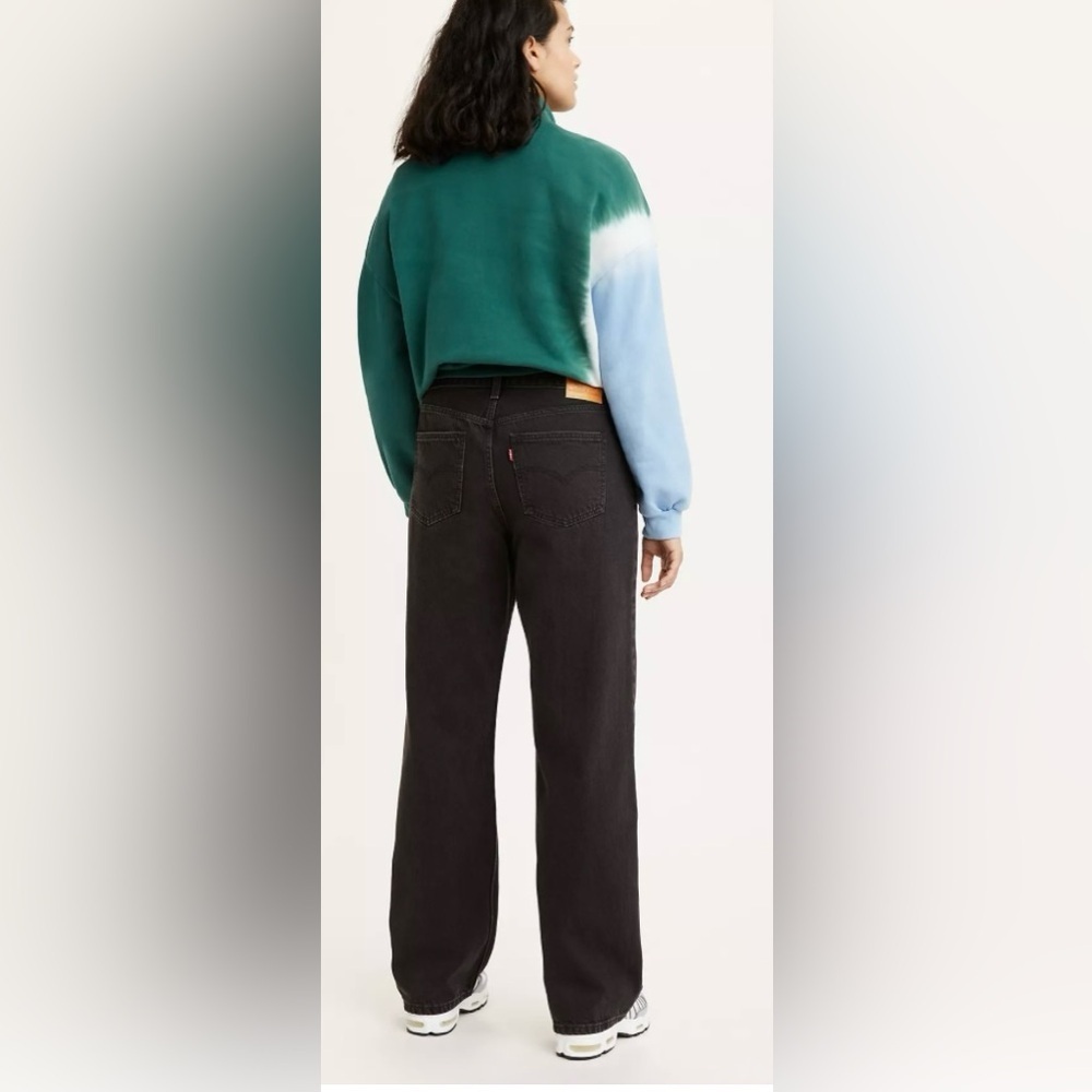 Levi’s 90’s Black Soul-Loose -Mid Rise Straight Fit Jean -EUC!!😍🖤Sz 32🍂 - Picture 9 of 10